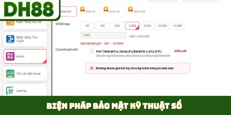 Biện pháp bảo mật kỹ thuật số