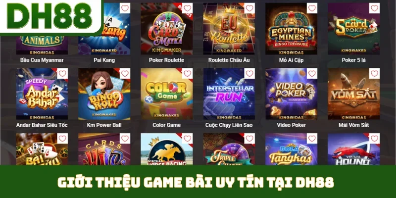 Giới thiệu game bài uy tín tại DH88