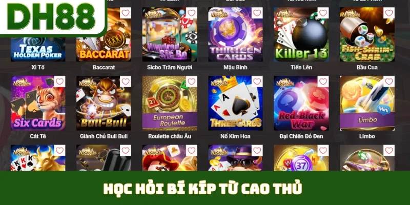 Học hỏi bí kíp từ cao thủ