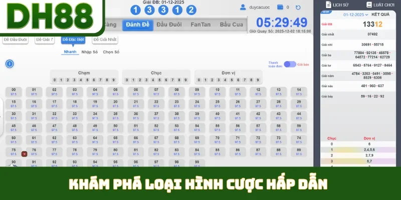 Khám phá loại hình cược hấp dẫn