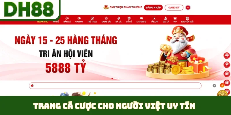 Trang cá cược cho người Việt